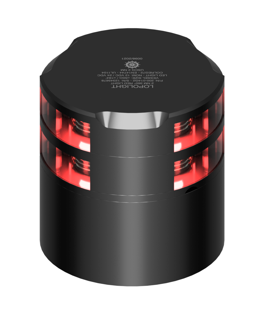 2nm 360° Red,dbl,black w/Conn & Alu-baseCSCD 2nm 360° Red,dbl,black w/Conn & Alu-baseCSCD